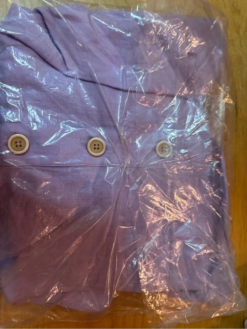 NWT J.Crew Linen Squareneck Button-Up Top Lavender Jade Medium BY697